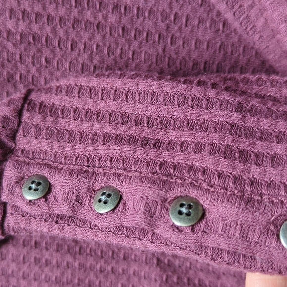 Chaser Waffle Thermal Tunic Sweater Long Sleeve Top Women's Size Small - Picture 4 of 8